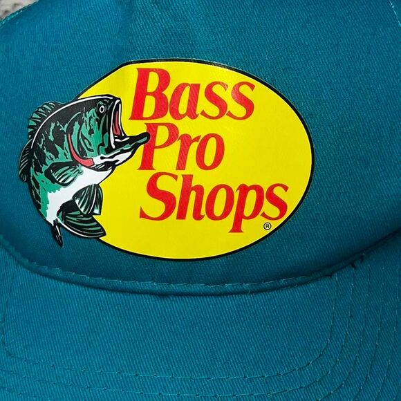 Bass-pro-shops Mens Teal logo snapback Hat - Picture 6 of 6